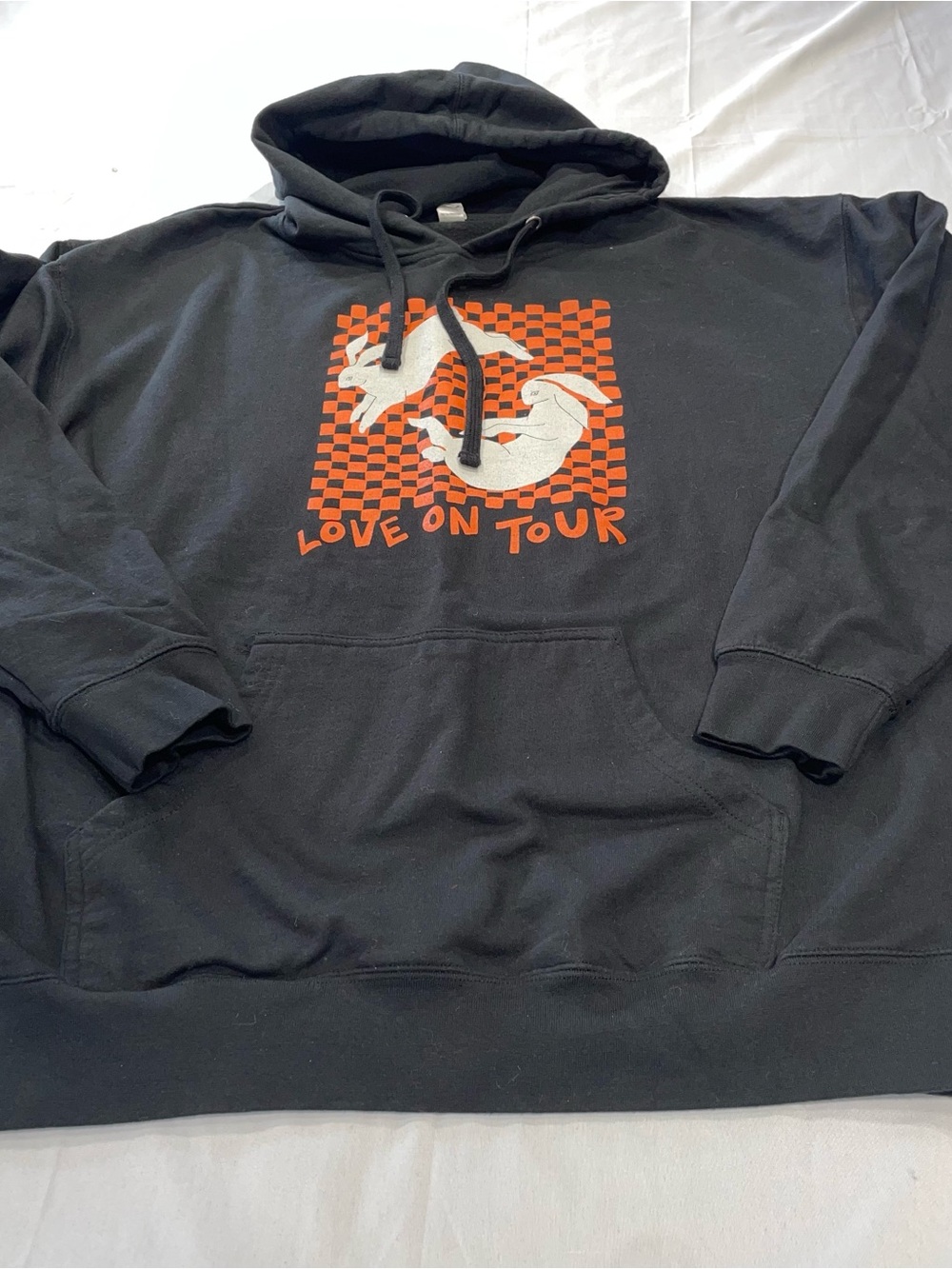 Harry Styles‎ Love On Tour Bunny Rabbit Hoodie Black 2XL Independent Trading Co